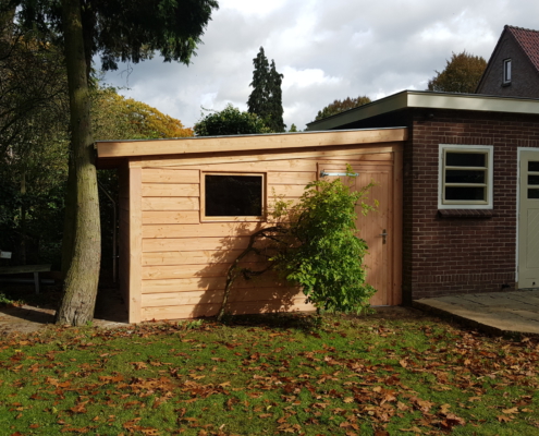 Houten schuur op maat