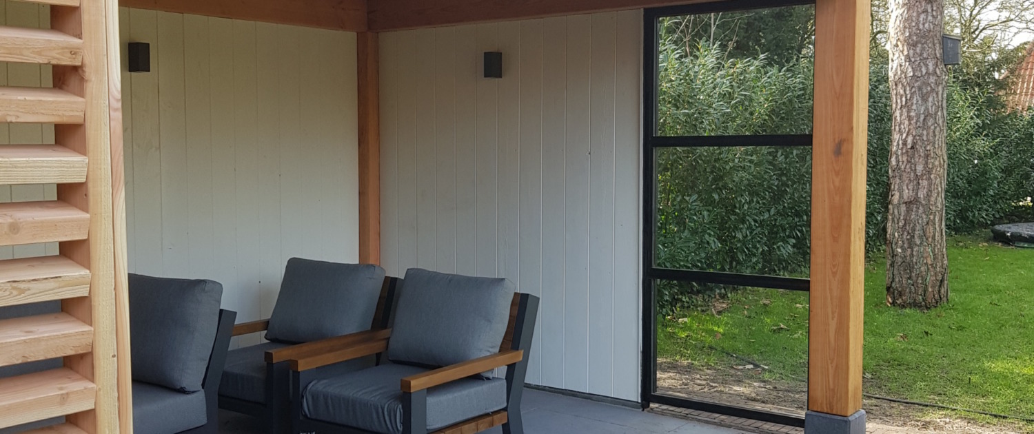 Houten veranda op maat