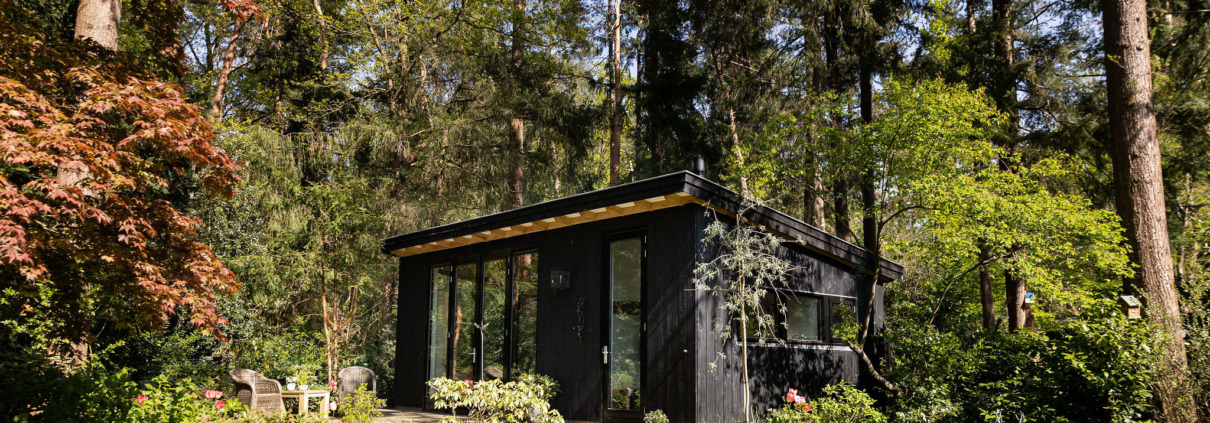 Houten tuinkamer op maat in Doorn